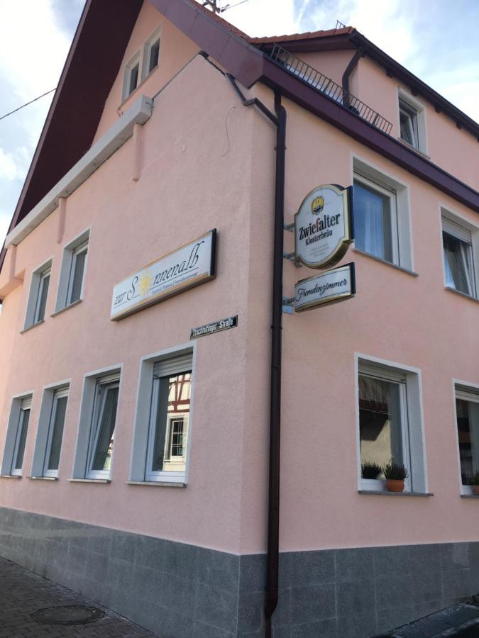 فندق Zur Sonnenalb Sonnenbühl المظهر الخارجي الصورة